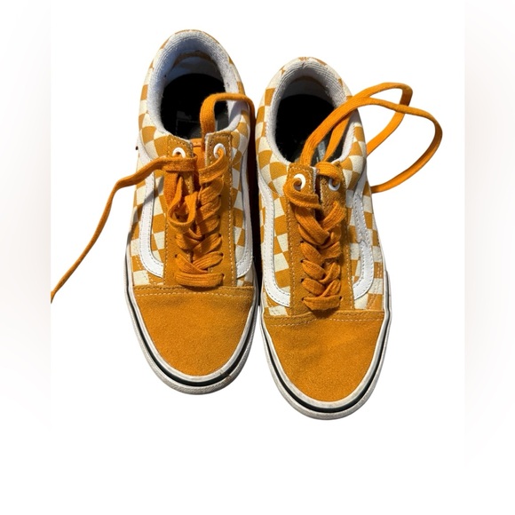 Vans Other - Vans Orange and White Skate Shoes